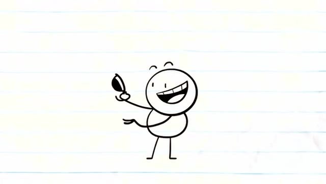 创意铅笔画:铅笔人不论戴大帽子还是小帽子,都斗不过人家