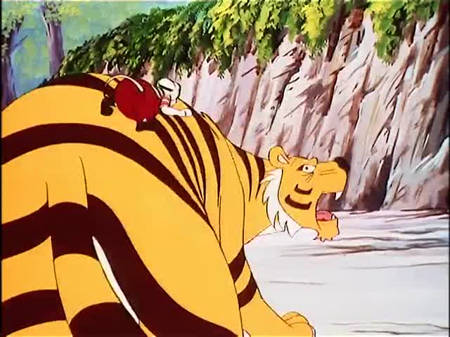 狮子王辛巴胖老鼠勾引老虎小瘦拿到球胖老鼠竟顺利逃脱