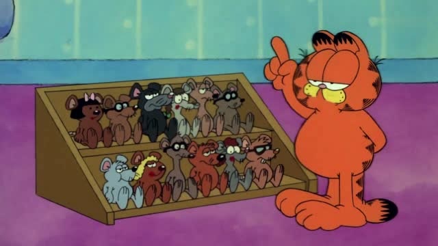 加菲猫和他的朋友们加菲猫审判欧迪连证人都有设备太齐全了