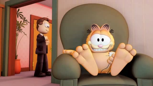 加菲猫:乔恩以为加菲猫去了上海,猫星人原来喜欢上海小笼包