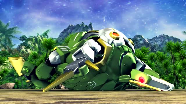 超兽武装:胖墩的穿山甲超兽乘坐体验很差啊!