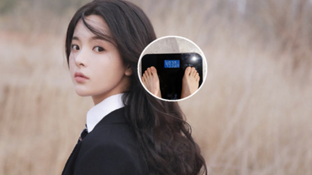 超得意!杨超越自曝最新体重 不忘喊话姐妹来比拼