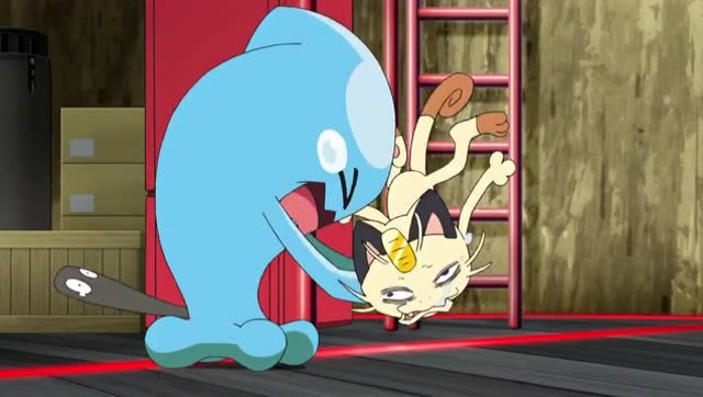 精灵宝可梦:喵喵正在做着吃限定冰淇淋的美梦,没想到被果然翁摇醒