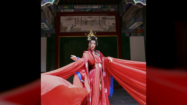 姜沉鱼cosplay,文艺清新,文艺范小姐姐