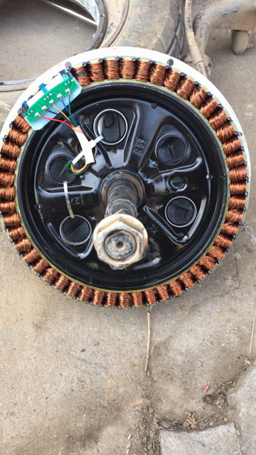 电动车电机坏了自己在家修