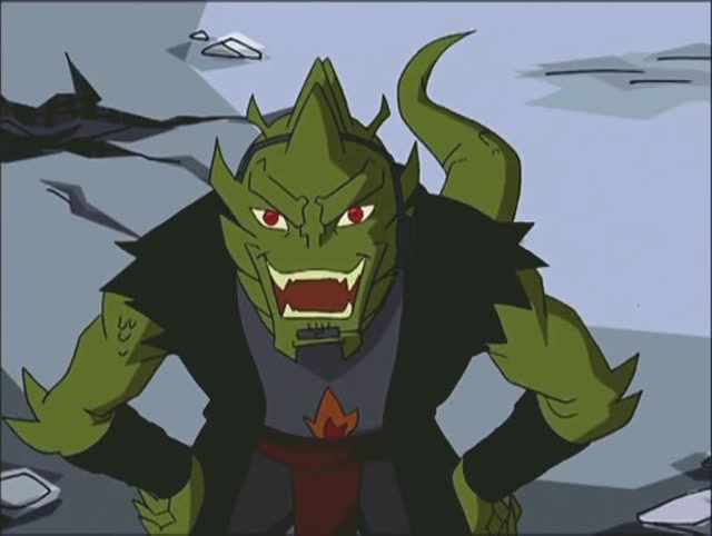 成龙历险记:恶魔小龙称特鲁为绿脸妖怪,要拿走他身上的黑气