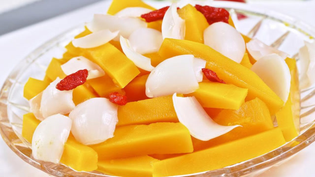 桂花百合蒸南瓜最好吃的做法,香甜软糯,只需2步,做法超简单