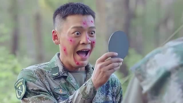 热血尖兵:陆飞被马蜂蛰的满脸大包,气的要去怒捅马蜂窝!