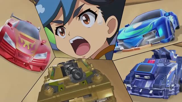 经典爆裂飞车动漫:擎峰竟然加入了粉红兵团