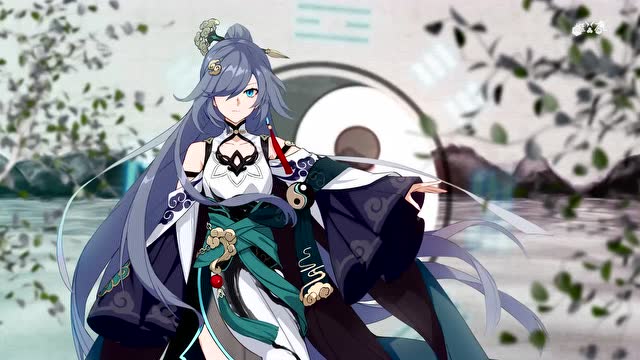 《崩坏3》水墨上仙动态立绘 充满仙气的符华啊!是心动的感觉!