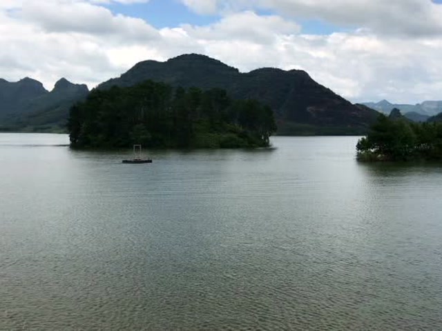 广西宜州,土桥水库,绿水青山风景美