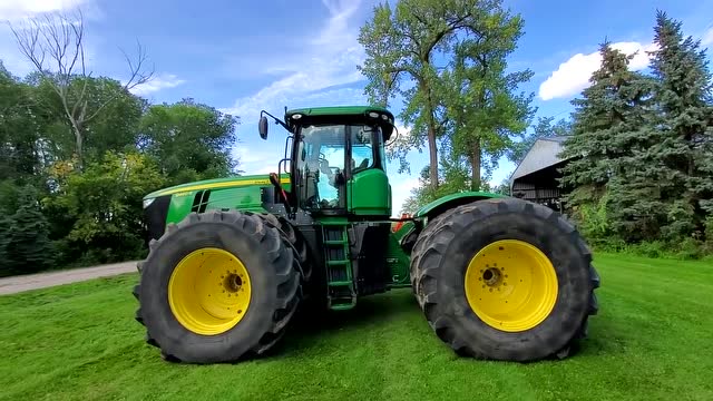 约翰迪尔9460r拖拉机,环绕拍摄,460马力铰接车身