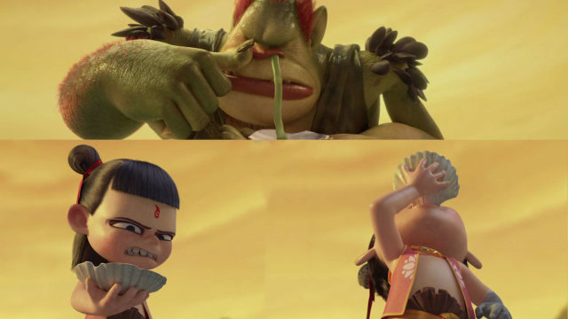 哪吒喝完解药,海夜叉:这解药可内服也可外敷,效果一样!