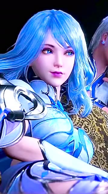 国漫"斗罗大陆"燃剪,斗罗里的女神,水冰儿算是配角里最美的吗?