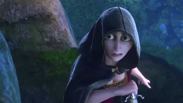 魔发奇缘葛朵在暗道出口遇到了瑞德的两个伙伴