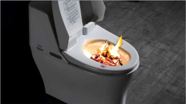 世界上最奇葩的马桶,方便完后一键焚烧?灰烬还能当肥料使用
