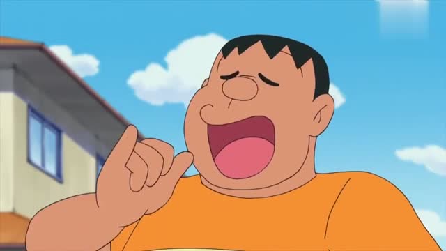 哆啦a梦:胖虎为了哄小孩子开心,又开始唱歌了