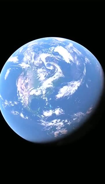 卫星拍地球--巨型笑脸