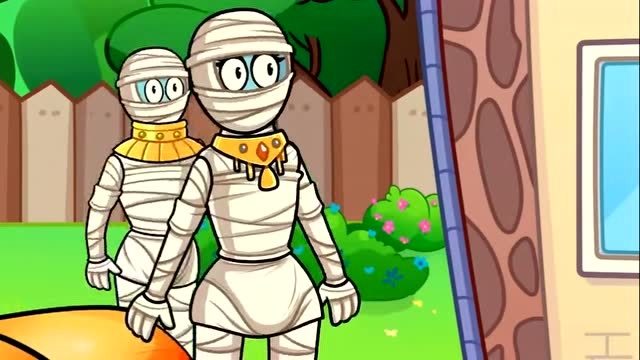 牛油果动画:木乃伊从飞机上跳了下来