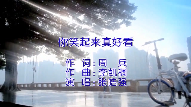 张皓强《你笑起来真好看》mv