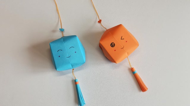 趣味折纸:中秋小灯笼,简单易学