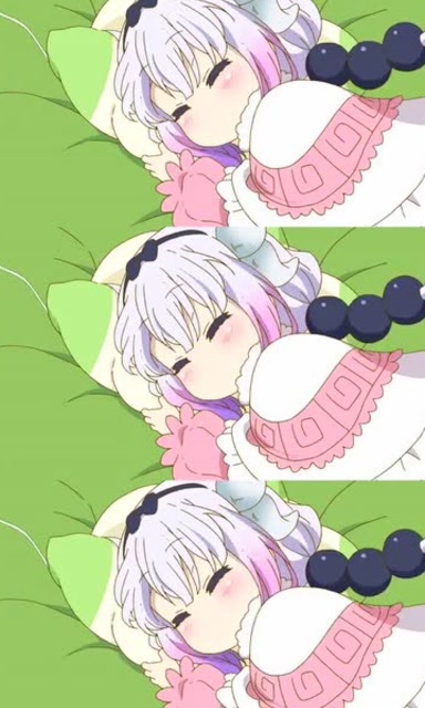 小林家的龙女仆剪辑康娜酱的正睡睡觉方式说实话你羡慕了吗