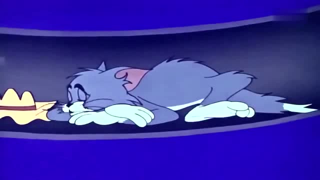 猫和老鼠:睡梦中的汤姆上了火箭,飞到了太空之中