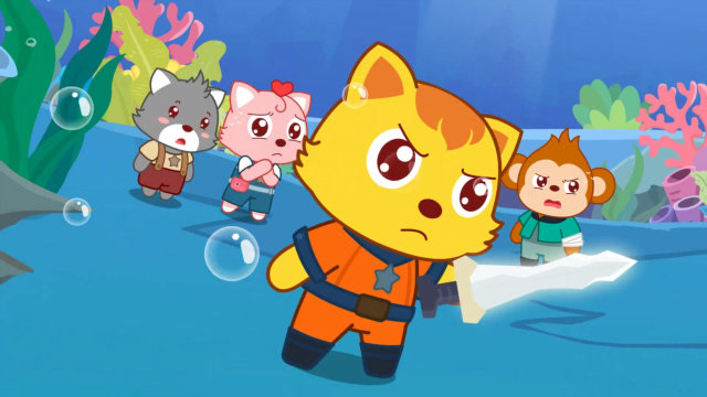 恐龙战士猫小帅16:恐龙能力枯竭,三角龙被控制开始攻击队友