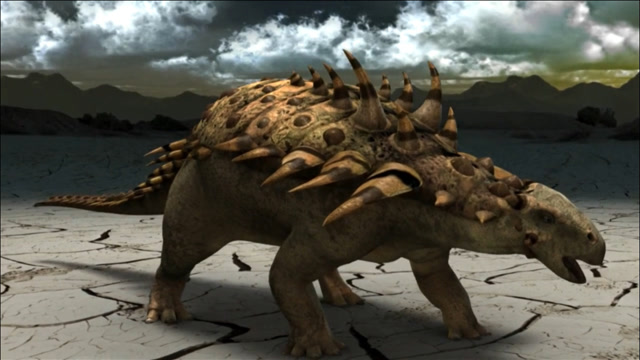 铠甲加身的加斯顿龙不好惹!防护出色却不乏攻击力的植食恐龙!