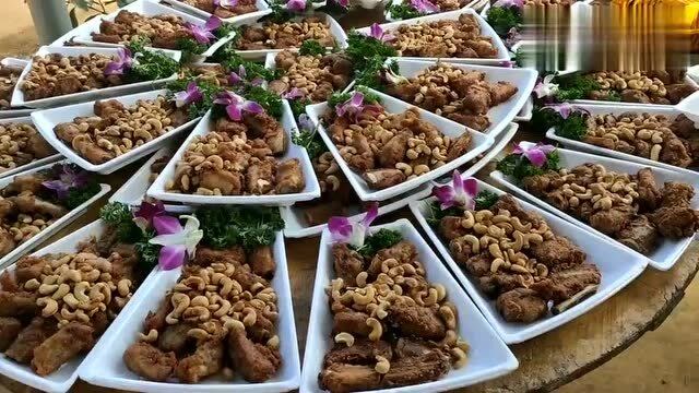 海南农村结婚酒1200一桌,看看有什么值钱的菜!