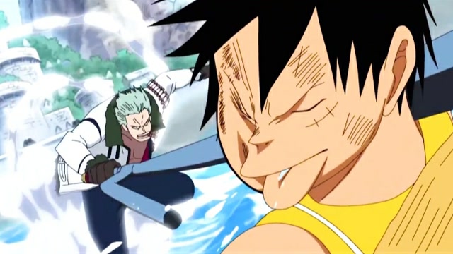 斯摩格:路飞,你就是欠揍!