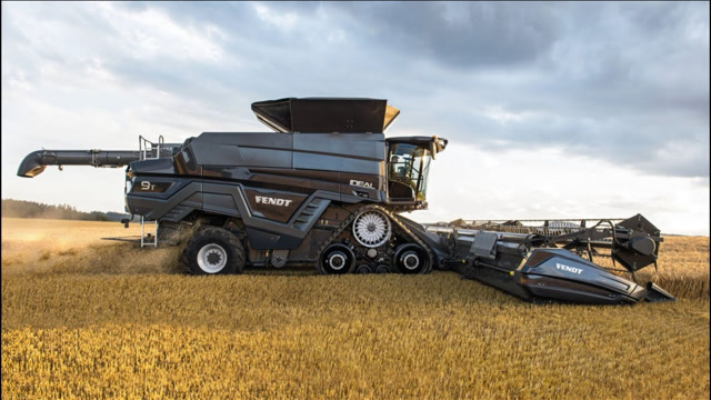 美国的机械化水平有多高?看看这大型联合收割机,农业种植太轻松了