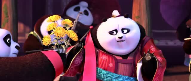 功夫熊猫3:美美对阿宝动心,主动邀请阿宝跳舞,阿宝非常难为情