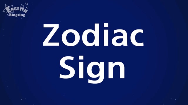 kids vocabulary - zodiac sign - 12 zodiac signs - star signs