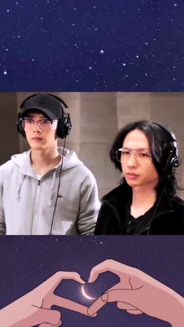 肖战和黑豹乐队的主唱张淇一起排练战哥的状态很好
