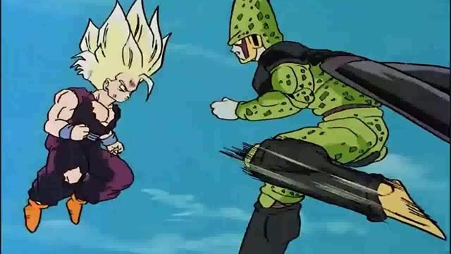 龙珠:超二悟饭vs沙鲁!压倒性的战力,沙鲁被悟饭消灭了!