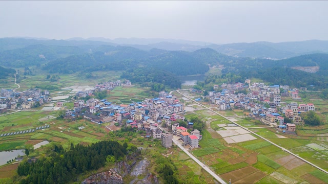 航拍罗白村,隆回县山界回族乡!