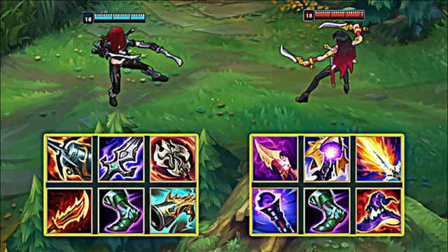 海妖卡特vs峡谷卡特02 02ad与ap,一句话来形容他们的操作