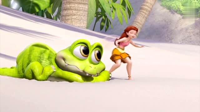 搞笑动漫:鳄鱼出生后第一看到魔法仙子小美女,后来竟然是这样的