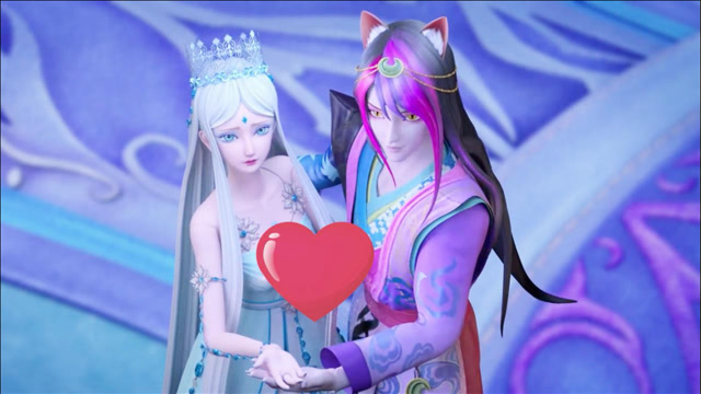 精灵梦叶罗丽第九季颜爵深爱冰公主宫殿中公主抱深情表白