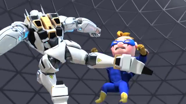 四位博士合力关掉处理器,钢齿虎和星萌守卫失去动力,大家安全了