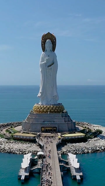 亚洲第一大佛,南海观音,见者好运