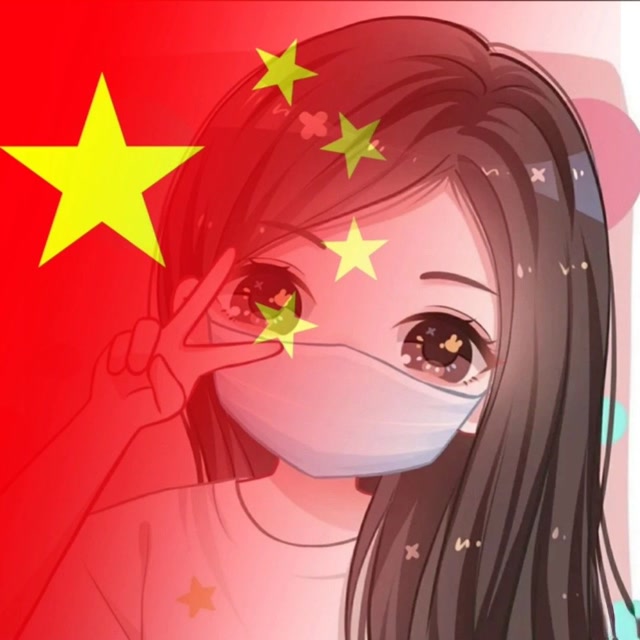 中国红动漫头像女图片