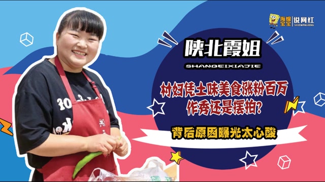 陕北霞姐凭土味美食涨粉百万究竟是憨厚村妇还是作秀摆拍