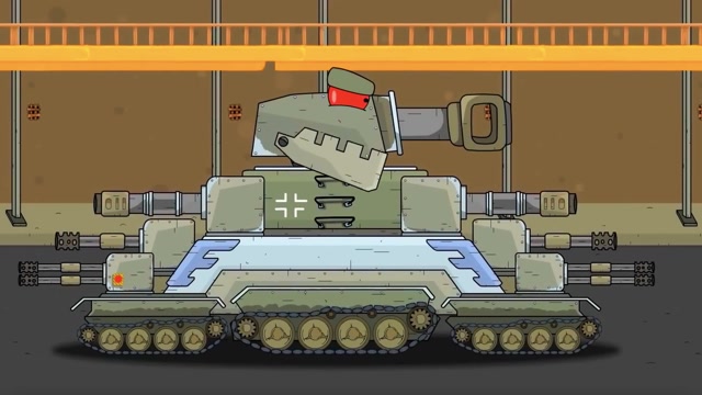 【坦克世界动画】卡尔44被kv44坦克干掉成功