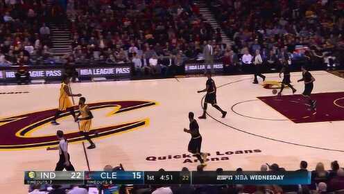《NBA头条》【盖帽】特纳大帽詹姆斯 乔治追身上篮打进