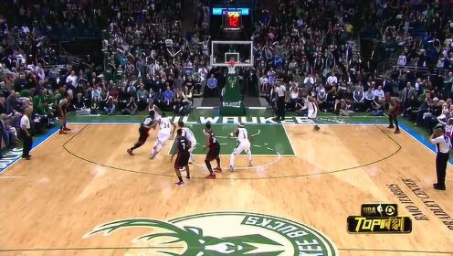 《TOP时刻》28日NBA最佳盖帽 字母哥长臂遮天封杀德罗赞