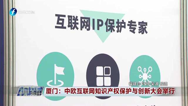 厦门 中欧互联网知识产权保护与创新大会举行