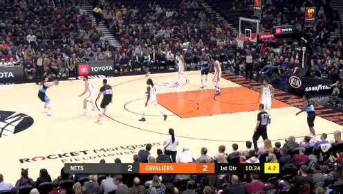 《NBA全场集锦》【得分】开局手感就火热 奥斯曼三分远投空心命中