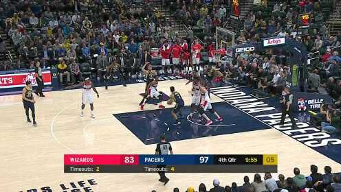 《NBA全场回放》【原声回放】奇才vs步行者 第4节 萨博尼斯在内线翻江倒海